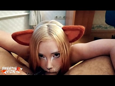 ❤️ Kitsune ağzına sik və cum udmaq Sadəcə porno bizdə ️❤